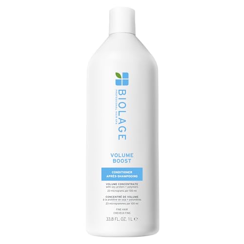 Biolage Volume Boost Conditioner - Weightless Moisture, Shine & Volume, Detangles Fine Hair, Soy...