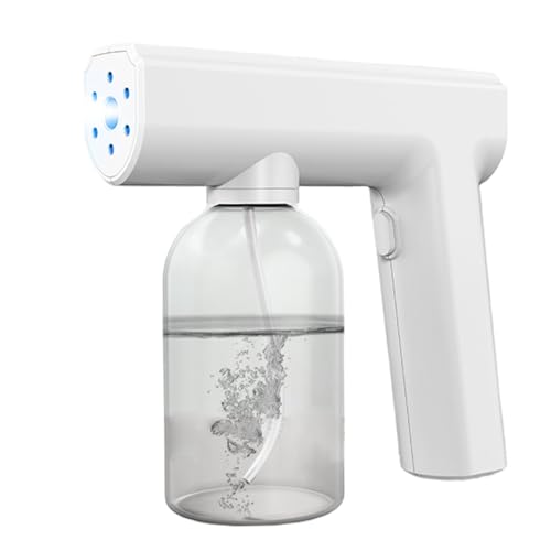 Xoeryoy Atomizer Sprayer with Blue Light, 300ml Handheld Disinfecting Fogger, ...