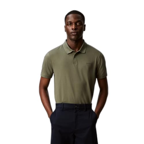 Calvin Klein Men's Liquid Touch Polo Dusty Olive
