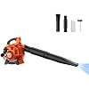 25.4CC 2-Cycle Gas Leaf Blower Handheld, Lightweight 432CFM 180MPH with Low Vibration & Cruise Control, Powerful Gas Powered Blower for Lawn Yard Care - Ideal Gifts for Men