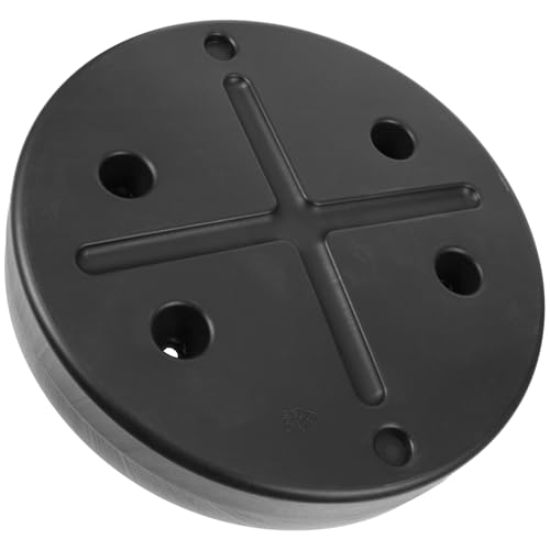 BESPORTBLE Base de Peso para Calentador de Patio Móvil, Caja de Arena Pequeña de Metal para Calefactor Exterior, Accesorio Estable contra Viento para Jardín y Terraza