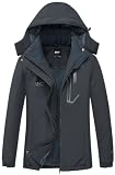 Diamond Candy Women's Winter Ski Jacket Hooded Windproof Warm Jackets Snow Waterproof Rain Coat
