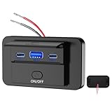 USB-Ladegerät für Auto, Auto-Ladewerkzeug mit intelligenter Erkennung, USB-Ladegerät für Auto, Schnellladung, für Fahrzeuge und LKWs, Pick-up, Smartphones, Tablets und