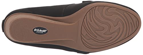 Dr. Scholl's Shoes Women's Brooke Wedge Loafer, Black Synthetic, 7.5 #TOP3