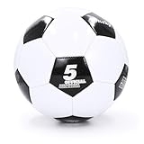 Aoneky Size 5 Traditional Soccer Ball - Ships Deflated, Pump Included