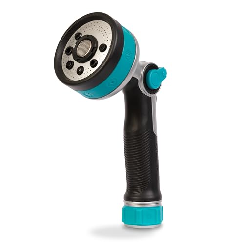 Gilmour Heavy Duty Thumb Control Garden Hose Nozzle with 8 Pre-set Spray Patterns