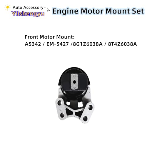 Engine Motor Mount 3 Kit Compatible with 2007 2008 2009 2010 2011 2012 2013 2014 Ford Edge 3.5L 2007-2010 Lincoln MKX 3.5L 8G1Z6038A 7T4Z6068BA 7A1Z6038AA A5342 A5431 A5605