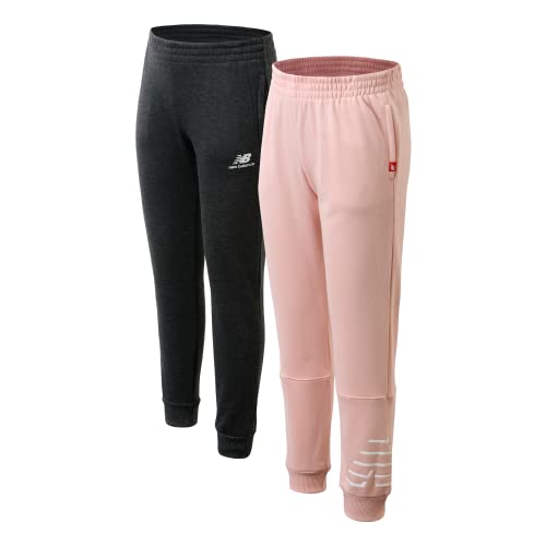 New Balance Girls' Sweatpants - Active Fleece Joggers (Size: 4-16)