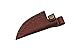 Szco Supplies Damascus Steel Red/Black Hunting Knife, 7.25 inches