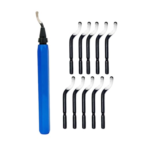 RGYBAO Blue Deburring Tool Set Includes 10 BS1010 Cutter or 15Cutter For Accuracy And Efficiency In Metal And Finishing