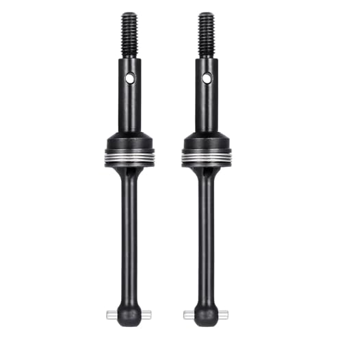 XAQRYQO Ejes de transmisión para Mustang para GT4-TEC 1/10 2 Uds Eje Delantero Y Trasero De Acero CVD Eje De Transmisión Coche Trepador De Control Remoto Piezas Mejoradas(Rear)