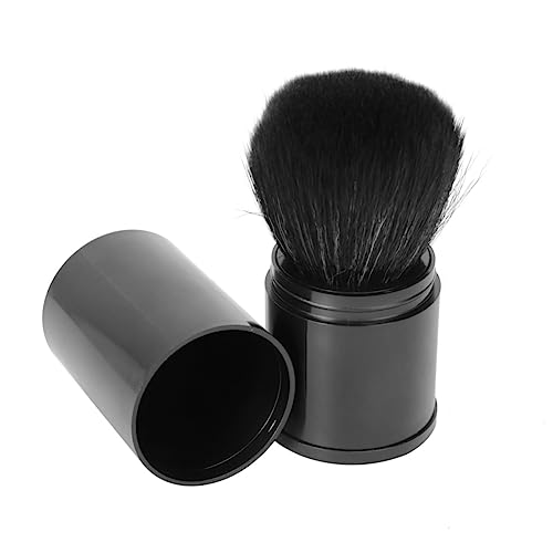 PLAFOPE Loose Makeup Face Applicators Black Flexible Reusable Labeled Makeup Brush Set Cosmetics Supplies for Brushes