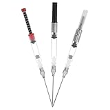 DINHEAROM Tintenfüllhilfe Konverter 6 Stück für Füllfederhalter mit 3,4mm und 2,6mm Durchmesser...