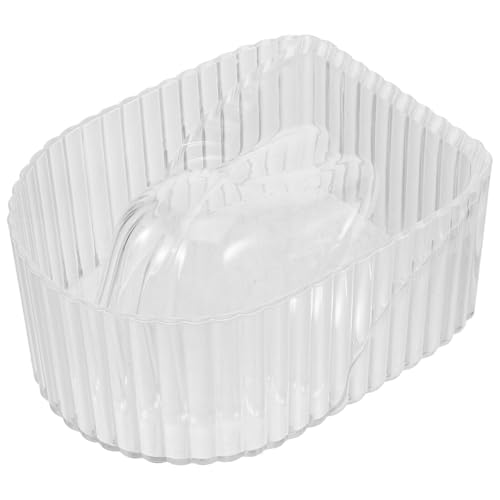 MOTHNUR Tazón para Remojar Uñas Transparente Resistente y Ergonómico para Manicura y Pedicura Casa y Salón para Suavizar Cutículas y Eliminar Esmalte de Gel