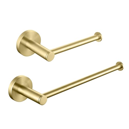 KIBI Circular 2-Piece Bathroom Hardware Set – Wall Mounted Towel