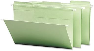 Smead 64083 FasTab Hanging File Folders 1/3 Tab Legal Moss Green 20/Box