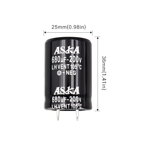 Condensateur électrolytique 200V 680uF pour amplificateur et caisson - 3