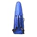 LEONARK Fencing Bag for Epee Saber and Foil - Portable Backpack for Fencing Sword Suit and Mask - Storage Bag for Both Adult and Child Fencers (Blue A)