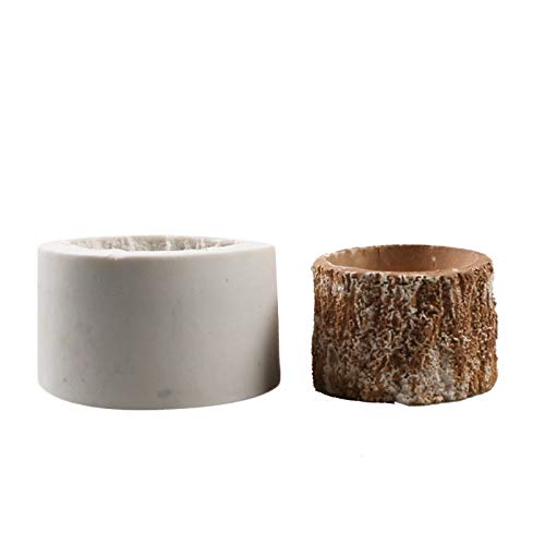 Tree Stump Flower Pot Silicone Mold For Epoxy Resin Concrete Succulent Planter Clay Cement Mould Candle Holder Mold #TOP5