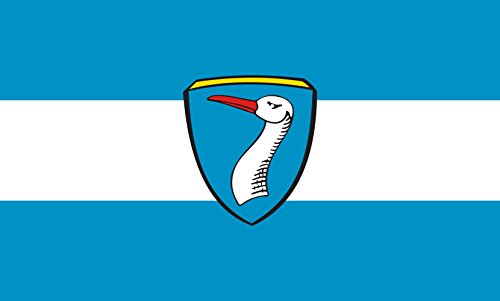 Drapeau Large Vierkirchen de format paysage 1.35m² pour mât publicitaire - 2