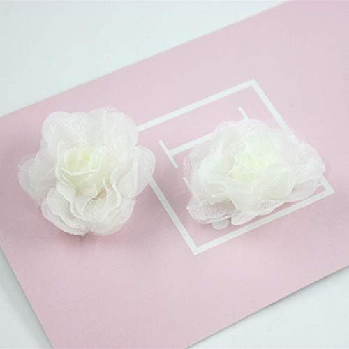 Miniatura 2 de EdricShop - 20 piezas de bricolaje artificial Flor DE Seda DE Alta Qualidade Caixa DE Presente DE Casamento Casa Decoracao Grinalda Praheta Flor