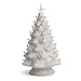Milltown Merchants Ceramic Christmas Tree - Tabletop Tree with Lights - (15.5