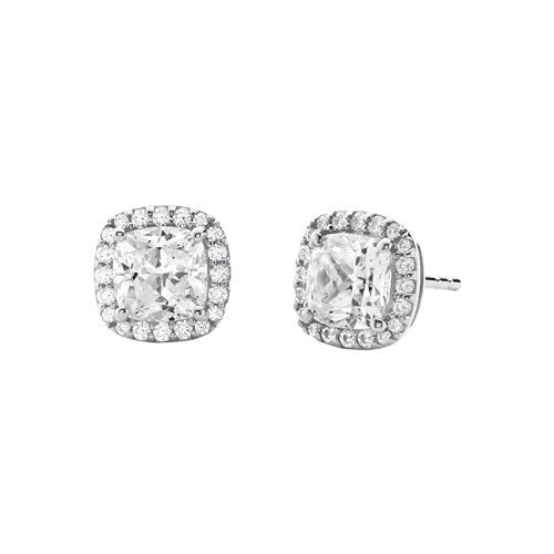 Image of Michael Kors Silver-Tone Stud Earrings or Drop Earrings for Women; Sterling Silver Earrings; Jewelry for Women