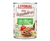 lentejas abuela FORMATO LATA Lentejas de la Abuela cocinadas LITORAL 435 g.