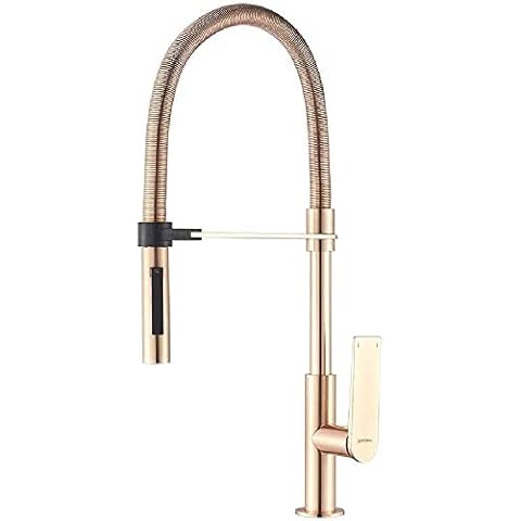 GRIFEMA Pull Out-Down Kitchen Tap with Dual Spray Cover