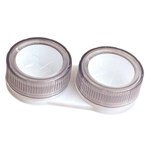 UncleS Caja De Soporte Para Lentes Contacto Transparente Multiusos Contenedor ABS Compacto Viajes Protecciones Accesorios Higiénicos Contacto