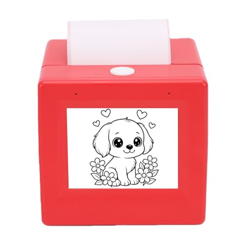 Image of Eujgoov AI Voice Control Inkless Sticker Printer Portable Thermal Printer with 2.8 Inch Display WiFi APP Support for Home School Office Craft