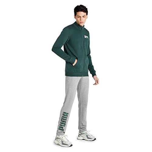 Image of PUMA Men's Mid Rise Regular Fit Track Pants