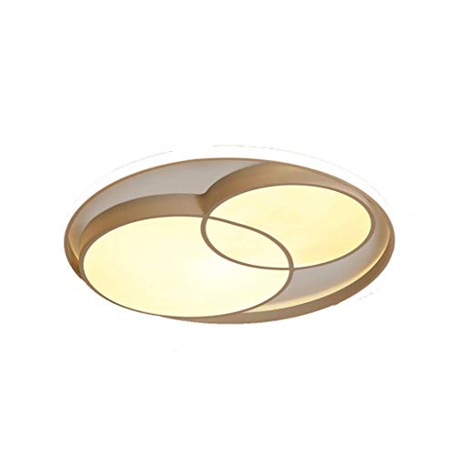Lustre moderne plafonnier acrylique blanc pour éclairage séjour et chambre adulte