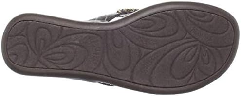 Kenneth Cole Reaction Women's Glam-athon Thong Sandal , Bark , 7 | Image 1