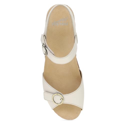 Image of Dansko Candace Wedge Sandal for Women -Comfortable Wedge with Arch Support -Fully Adjustable Straps-Versatile Casual to Dressy Footwear -Lightweight Rubber Outsole