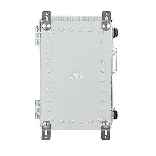 GITRUAX Waterproof Electrical Enclosure Box ip67 Outdoor Junction Box Plastic ABS and Project Box (Clear Cover,11.8"×7.9"×5.1")