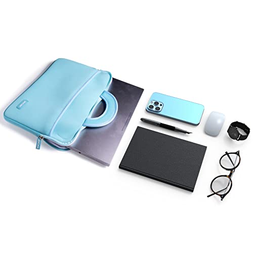 Image of amCase Chromebook Case-11.6 to12inch Neoprene Sleeve with Handle-Turquoise