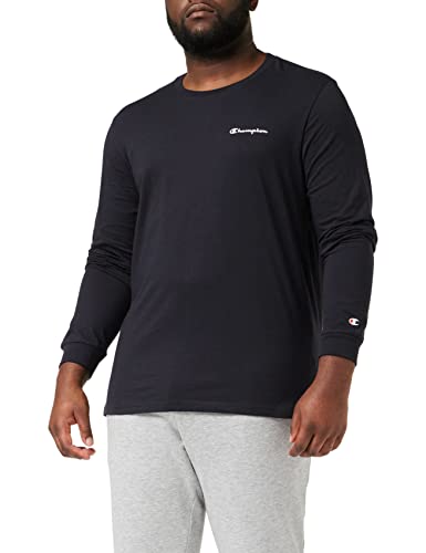 American Classics Small Script Logo L-S T-shirt Uomo Nero S
