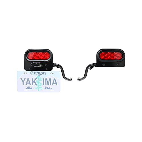 Yakima 5.4 Pound Waterproof EXO LitKit System License Plate and Light Kit with Tail Lights Accessory for EXO Swingbase Hitch Rack System, Black