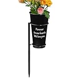 eglise vase d'honneur gatineau Arrangement floral modulaire : le vase de cimetière dispose d'une disposition de fente florale logiquement conçue qui garantit un arrangement modulaire, tout en conservant un affichage esthétique tout en facilitant le remplacement rapide du bouquet pour un entretien sans effort lors des visites commémoratives