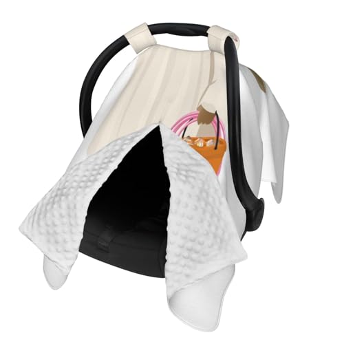 Ghost in cowgirl car seat cover image