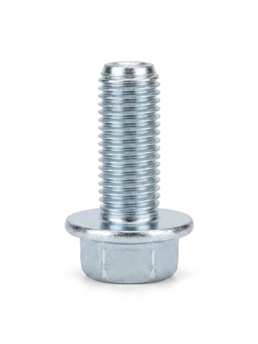 Image of Brand M12-1.25 x 30mm ISO Grade 10.9 Hex Flange Bolt - JIS B1189, Fully Threaded, Japanese Industry Standard Hardware (1pc) (Pack of 2)