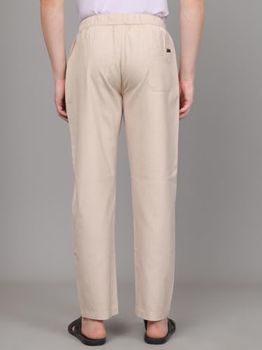 Image of Majestic Man Comfort Fit Solid Cotton Blend Casual Style Lounge Pyjama with 3 Pockets & Zip Closure