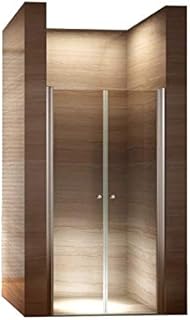 i-flair 98cm - Verstellbereich von 96-100cm, Höhe: 195 cm, Duschabtrennung, Duschtür aus 6mm Sicherheitsglas mit Nanobeschichtung