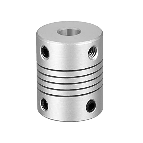 SUOFEILAIMU-PHONE CASE Metal Coupler 5mm to 8mm Flexible Coupler for Motor Connector Joint 4/5/6/6.35/8/10mm Shaft Coupling 25x19mm (Inner Diameter : 4x5)