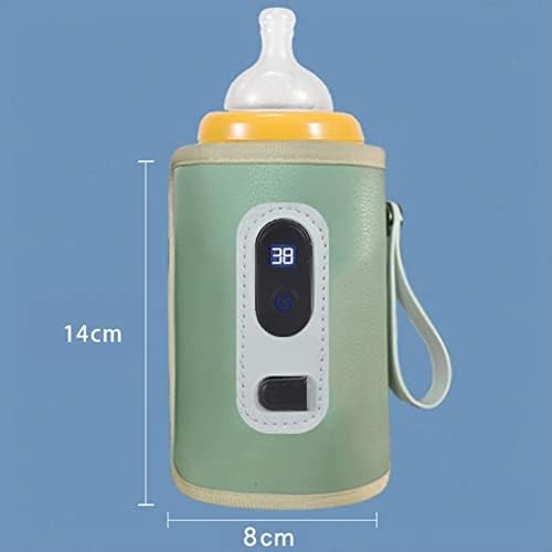 Miniatura 2 de Calentador De Biberones, Usb Pantalla Lcd Temperatura Ajustable Calentamiento Preciso Calentador De Leche Portátil A Prueba De Agua For Padres En Viaje Noche Y Actividades Exteriores