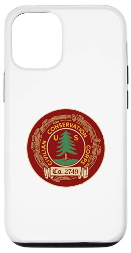 Vintage Civilian Conservation Corps Retro CCC Logo X}zP[X iPhone 12/12 Pro p