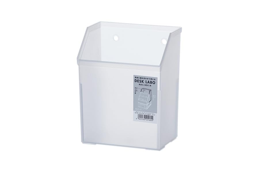 Amazon.co.jp: デスクラボ メールボックス M クリア 【まとめ買い90個