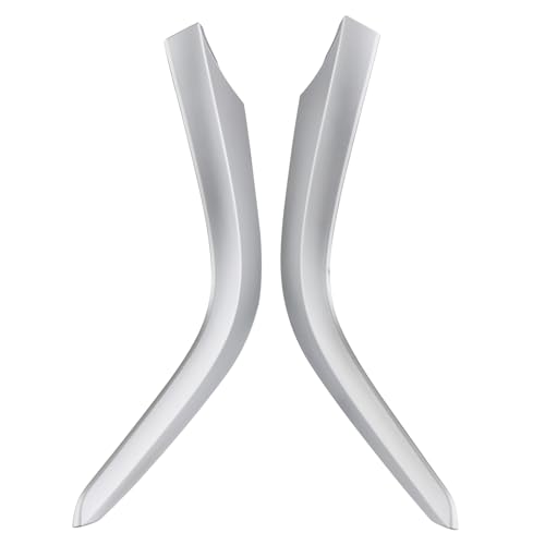 Osompar Lower Center Dashboard Trim Strip 2pcs Compatible with 2009 2010 2011 2012 2013 Toyota Corolla Replaces 55433-02140 55432-02220 Silver White Left Right Side by Osompar - Used condition - Image 4