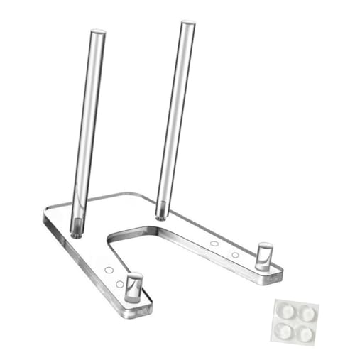 FQRDKT Display Plate Holder, Adjustable Menu Holder, Compact Acrylic Easel, Tabletop Photo Album Picture Frame